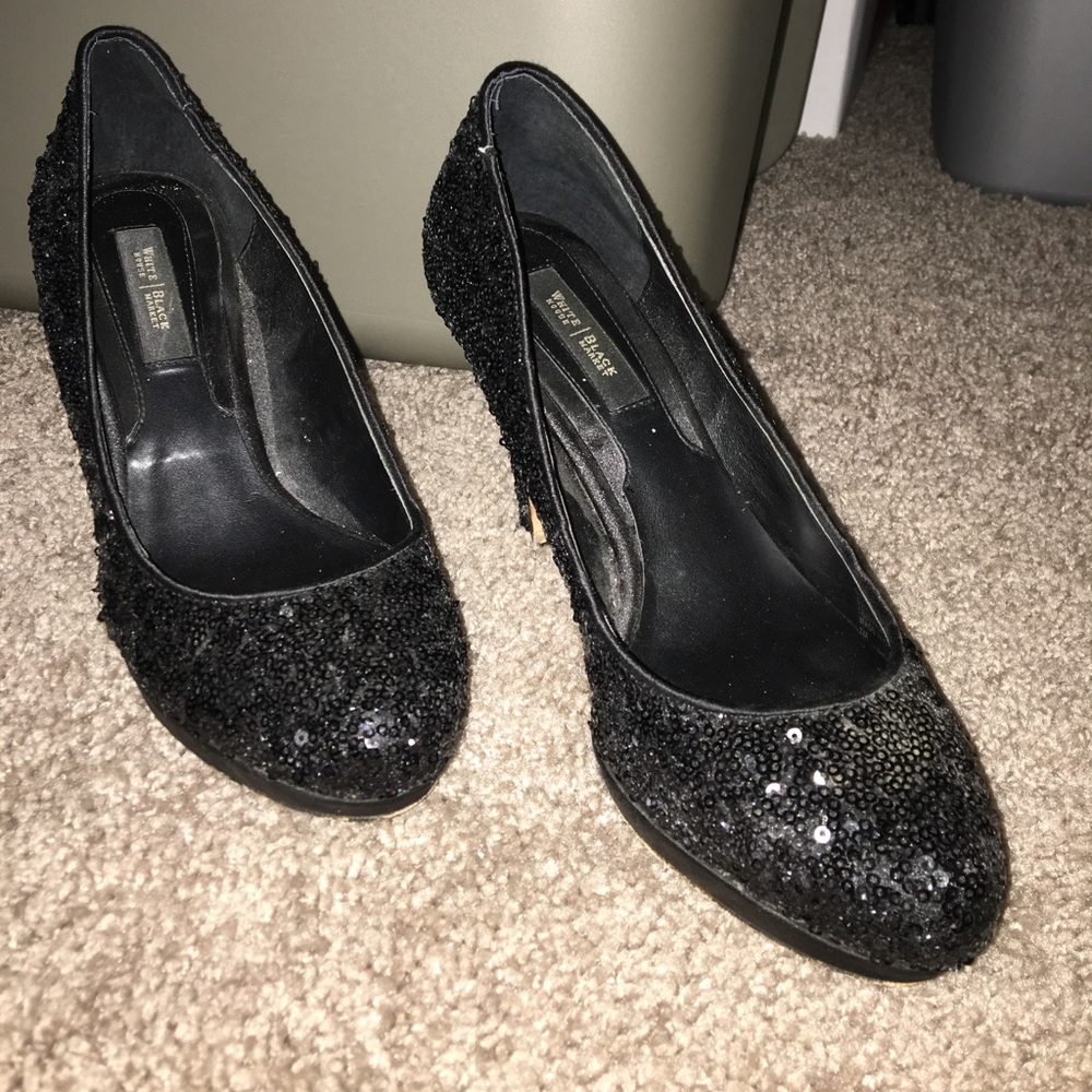 White House Black Market size 7 sparkle shoes